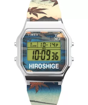 Timex® Digital 'The Met X Hiroshige' Unisexe Montre TW2W25300