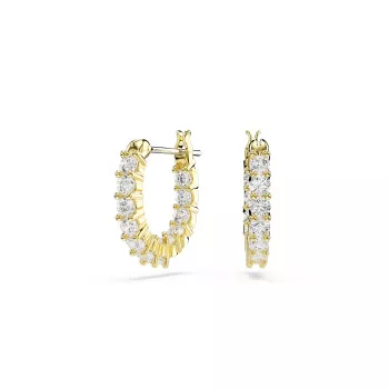 Swarovski® 'Matrix Vittore' Damen Verchromtem Metall Creolen - Gold 5733398