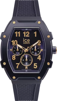 Ice Watch® Multi Dial 'Ice boliday - gold blue' Unisex Horloge (Medium) 023314