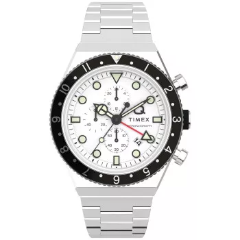 Timex® Chronograaf 'Q gmt chrono' Heren Horloge TW2V69900