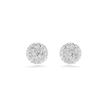 Swarovski® 'Dextera' Women's Base Metal Stud Earrings - Silver 5700290