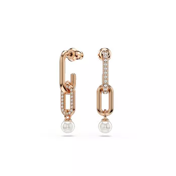 Swarovski® 'Constella' Damen Verchromtem Metall Ohrhänger - Rosé 5728585
