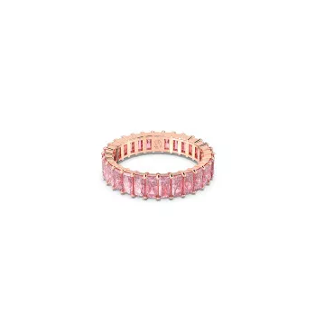 Swarovski® 'Matrix' Femmes Métal plaqué Bague - Rosé 5647589