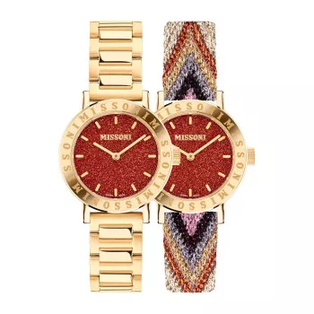 Missoni® Analog 'Lucky Stones' Damen Uhr MWECA0423