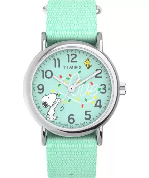 Timex® Analoog 'Peanuts weekender' Dames Horloge TW2W24500