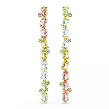 Swarovski® 'Gema' Dames Verguld Metaal Oorhangers - Goudkleurig 5705809