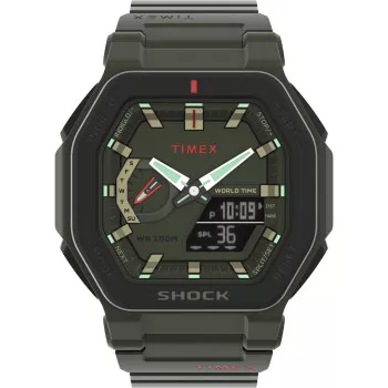 Timex® Analoog En Digitaal 'Command encounter' Heren Horloge TW2V35400