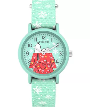 Timex® Analoog 'Peanuts weekender color rush' Dames Horloge TW2W24700