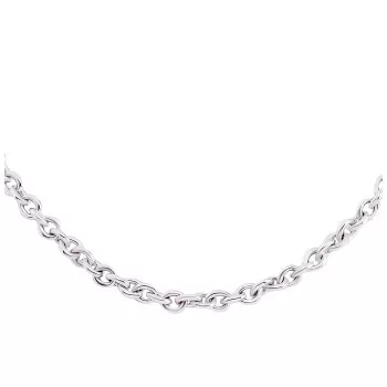 Orphelia® Dames Witgoud 18K Collier - Zilverkleurig KD-2001/2