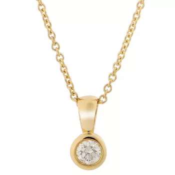 Orphelia® 'Rosalind' Dames Geelgoud 18K Collier - Goudkleurig KD-2030/1