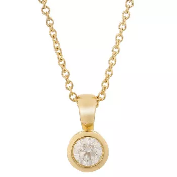 Orphelia® 'Rosalind' Dames Geelgoud 18K Collier - Goudkleurig KD-2031/1
