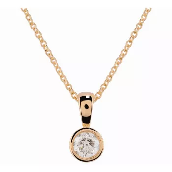Orphelia® 'Rosalind' Dames Geelgoud 18K Collier - Goudkleurig KD-2032/1