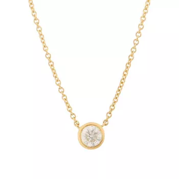 Orphelia® 'Alexandria' Damen Gelbgold 18K Halskette mit Anhänger - Gold KD-2035/1