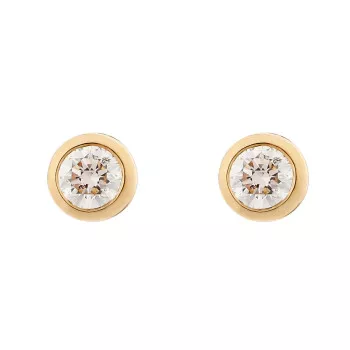 Orphelia® 'Alexandria' Damen Gelbgold 18K Ohrstecker - Gold OD-5330/1