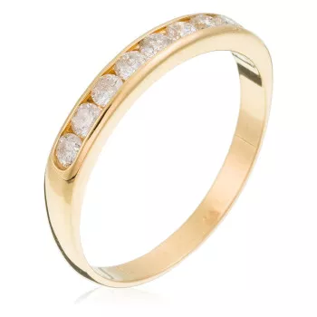 Orphelia® Women's Yellow gold 18C Ring - Gold RD-33078