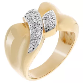 Orphelia® Damen Gelbgold 18K Ring - Gold RD-3880