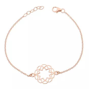 Orphelia® 'Jasmine' Dames Zilver 925 925 Armband (sieraad) - Rosékleurig ZA-7076/1