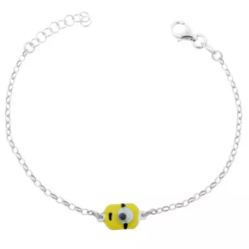 Orphelia® 'Minion' Child's Sterling Silver Bracelet - Silver ZA-7135/1