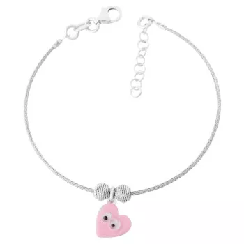 Orphelia® 'Adelisa' Child's Sterling Silver Bracelet - Silver ZA-7141