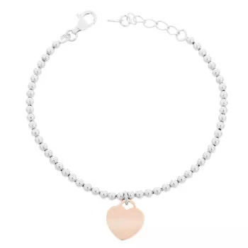 Orphelia® 'Izabella' Dames Zilver 925 925 Armband (sieraad) - Zilver/Rosé ZA-7185