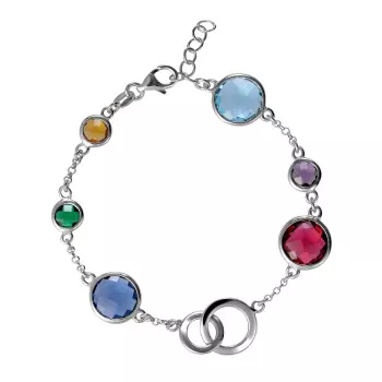 Orphelia® 'Eloise' Damen Sterling Silber Armbänd - Silber ZA-7409