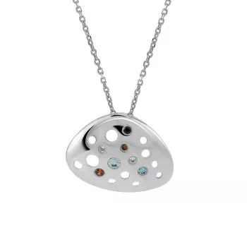 Orphelia® Dames Zilver 925 925 Hanger met Ketting - Zilverkleurig ZH-4480