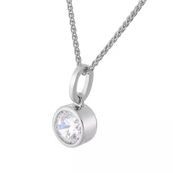 Orphelia®  Femmes Argent Collier avec pendentif - Argent ZH-7011