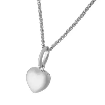 Orphelia® Women's Sterling Silver Chain with Pendant - White ZH-7017