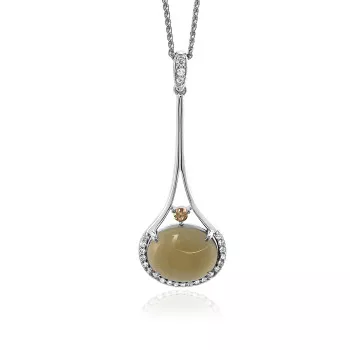 Orphelia® 'Felicia' Femmes Argent Collier avec pendentif - Argent ZH-7046