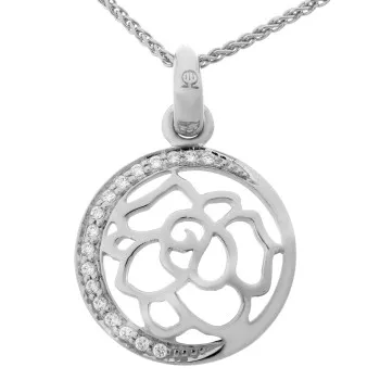 Orphelia® 'Blair' Dames Zilver 925 925 Collier - Zilverkleurig ZH-7089