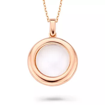 Orphelia® 'Isabella' Femmes Argent Collier avec pendentif - Rosé ZH-7197/GR