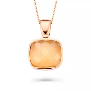 Orphelia® 'Isabella' Femmes Argent Collier avec pendentif - Rosé ZH-7198/OR