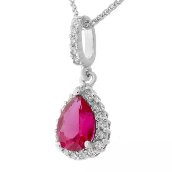 Orphelia® 'Enora' Femmes Argent Collier avec pendentif - Argent ZH-7226/RU