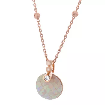 Orphelia® 'Vera' Dames Zilver 925 925 Collier - Rosékleurig ZH-7231/RG