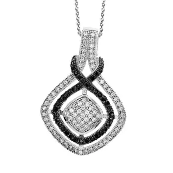 Orphelia®  Femmes Argent Collier avec pendentif - Argent ZH-7240/1