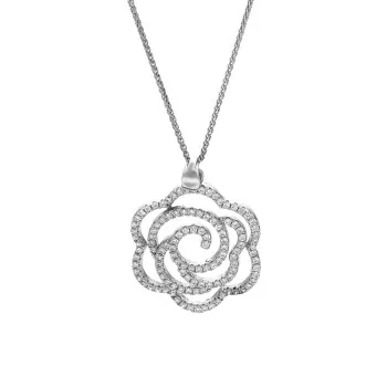 Orphelia®  Femmes Argent Collier avec pendentif - Argent ZH-7303