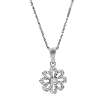 Orphelia®  Femmes Argent Collier avec pendentif - Argent ZH-7305