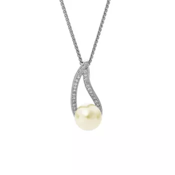 Orphelia®  Femmes Argent Collier avec pendentif - Argent ZH-7347