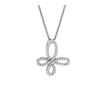 Orphelia®  Femmes Argent Collier avec pendentif - Argent ZH-7350