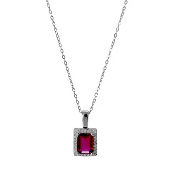 Orphelia® 'Enora' Femmes Argent Collier avec pendentif - Argent ZH-7425/RU