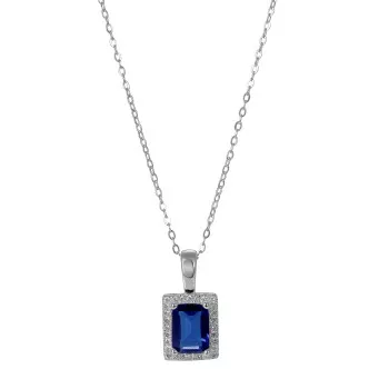 Orphelia® 'Enora' Femmes Argent Collier avec pendentif - Argent ZH-7425/SA