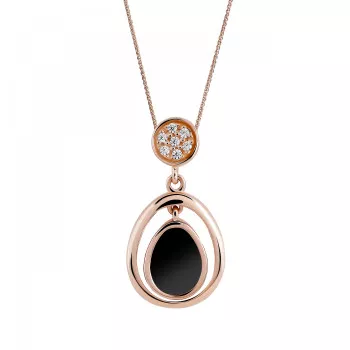 Orphelia® 'Alda' Femmes Argent Collier avec pendentif - Rosé ZH-7470