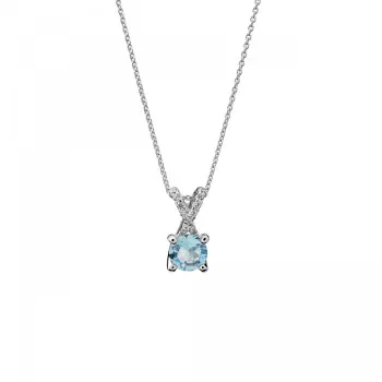 Orphelia® 'Maya' Femmes Argent Collier avec pendentif - Argent ZH-7478/AQ