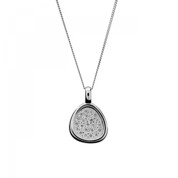 Orphelia® 'Layla' Damen Sterling Silber Halskette mit Anhänger - Silber ZH-7489