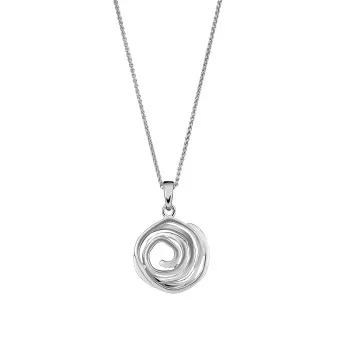 Orphelia® 'Apolline' Damen Sterling Silber Halskette mit Anhänger - Silber ZH-7500