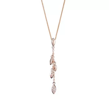Orphelia® 'Loana' Dames Zilver 925 925 Collier - Rosékleurig ZH-7505/RG