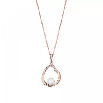 Orphelia® 'Baptiste' Femmes Argent Collier avec pendentif - Rosé ZH-7507/RG