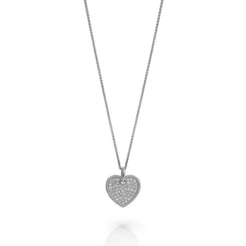 Orphelia® 'Elite' Women's Sterling Silver Chain with Pendant - Silver ZH-7566