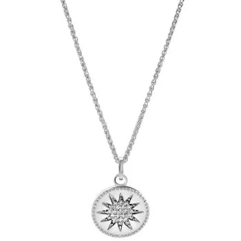 Orphelia® 'Shine' Damen Sterling Silber Anhanger mit Kette - Silber ZH-7576