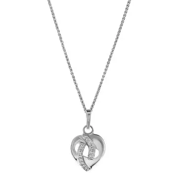 Orphelia® 'Amore' Femmes Argent Pendentif avec Chaine - Argent ZH-7577